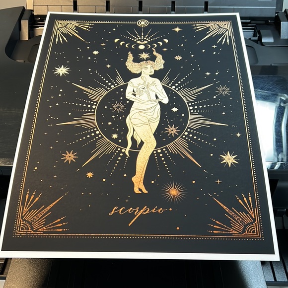 Scorpio Wall Art Celestial Zodiac Print Poster Unframed - Picture 7 of 15